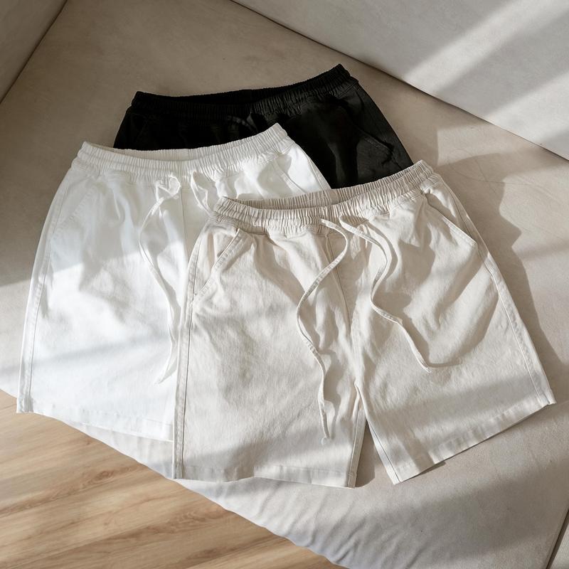 Quần Short Nam Kaki Nhung Ngắn, Quần Đùi Nam Form Trên Gối, Lưng Đai Thun, Co Giãn 2 Chiều - CATIZEN