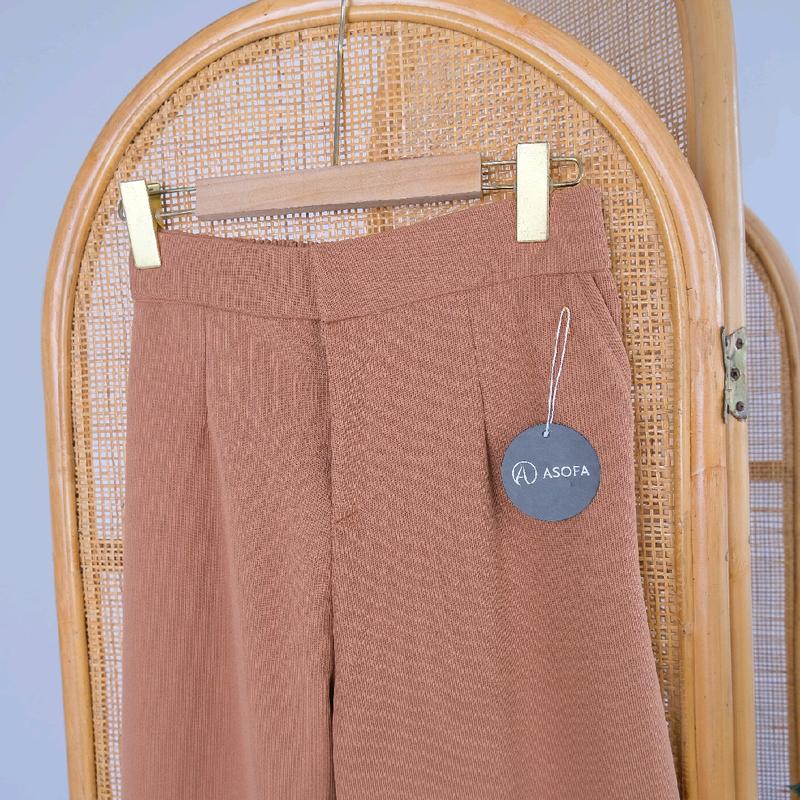 Asofa Rena Celana Kulot Knit Formal Looks 1