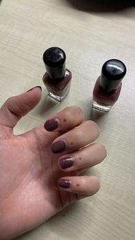 Product Review of Oulisi Honey Peel Off Nail Polish Color Fancy Beauty from s** 2