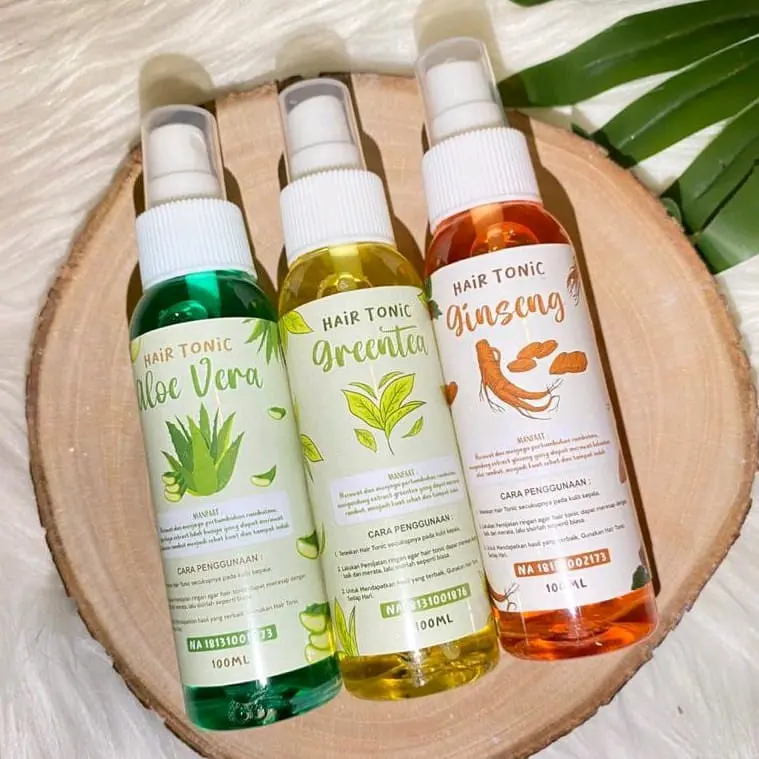 Hairtonic 100ml perawatan rambut kering rusak Menyuburkan rambut Haircare Treatment Rontok Vitamin Ketombe Penghitam