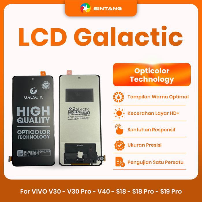 Gambar GALACTIC LCD Fullset Touchscreen For VIVO V30/V30PRO/V40/S18/S18 PRO/S19 PRO dari Bintang Official Store Kota Tangerang Tokopedia