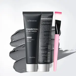 Bonus Kuas !! Masker Wajah Komedo Kormesic 60 gr / Masker Jerawat / Flek Hitam