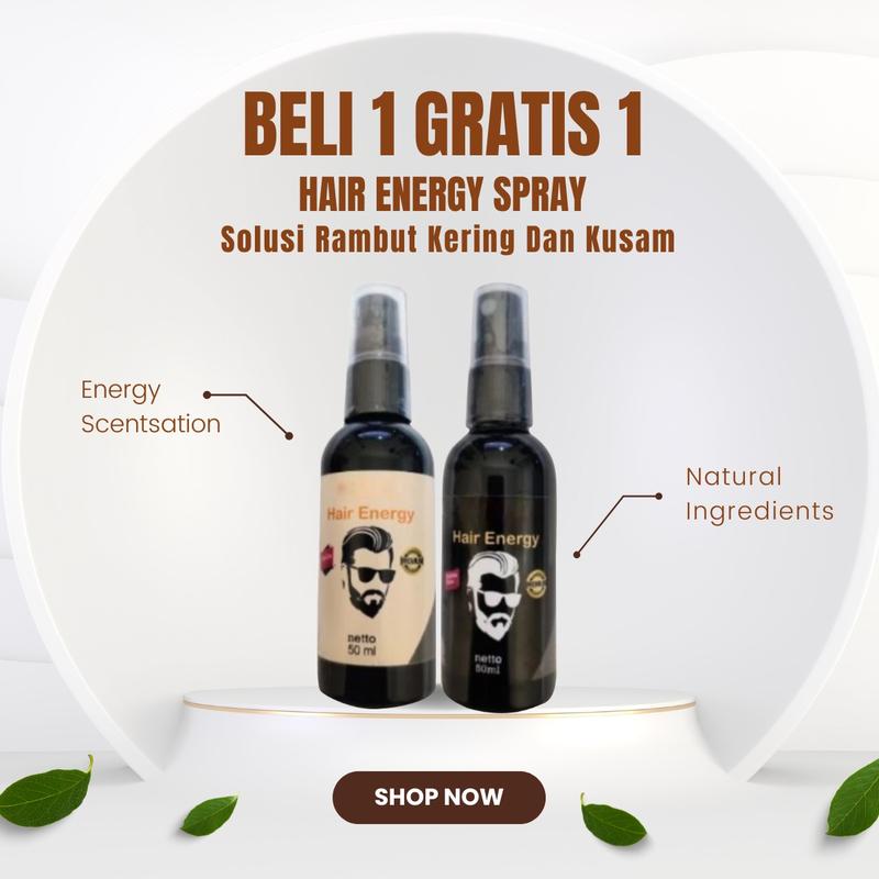 Product Introduction of Beli 1 Gratis 1 Parfum Rambut Hair Energy 60Ml - Atasi Bau Tak Sedap & Perawatan Rambut 0