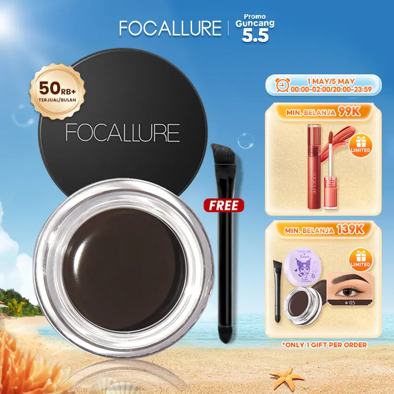[Official] FOCALLURE Eyebrow Gel Waterproof Cream 5 Colors