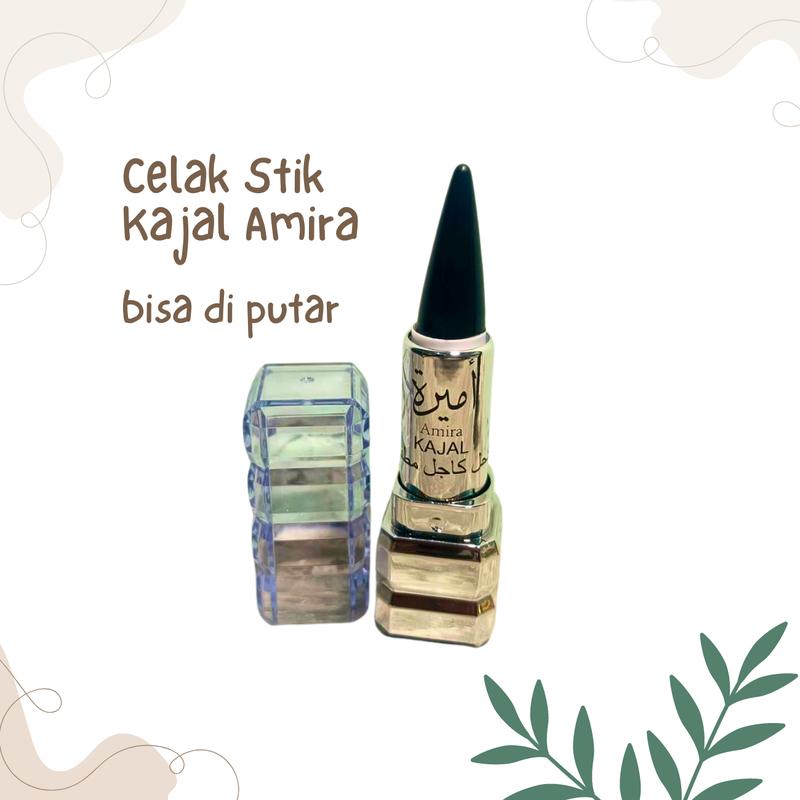 Product Introduction of Celak Mata Stik Eksklusif BPOM Kajal Starlet dan Amira Waterproof Eyeliner Santri Muslimah Free Pensil Alis 0