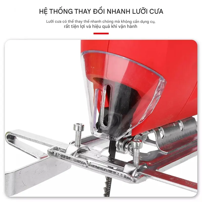 【REAIM】Máy Cưa Lọng Công Nghiệp 600W - Giải Pháp Cắt Gỗ, Nhôm, Nhựa Chuyên Nghiệp | Công Suất Mạnh Mẽ, Tốc Độ Điều Chỉnh 0-3000 Vòng/Phút, Hệ Thống Giảm Rung Độc Quyền, An Toàn Tuyệt Đối Cho Mọi Công Trình 4