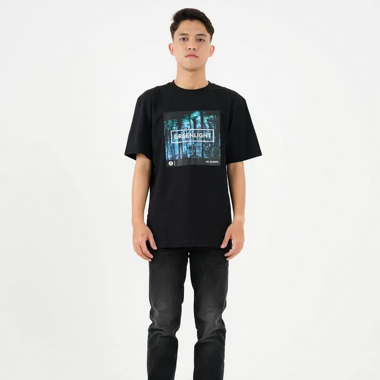 Greenlight Kaos Pria Regular Fit Katun Edinburgh OL-CG030424