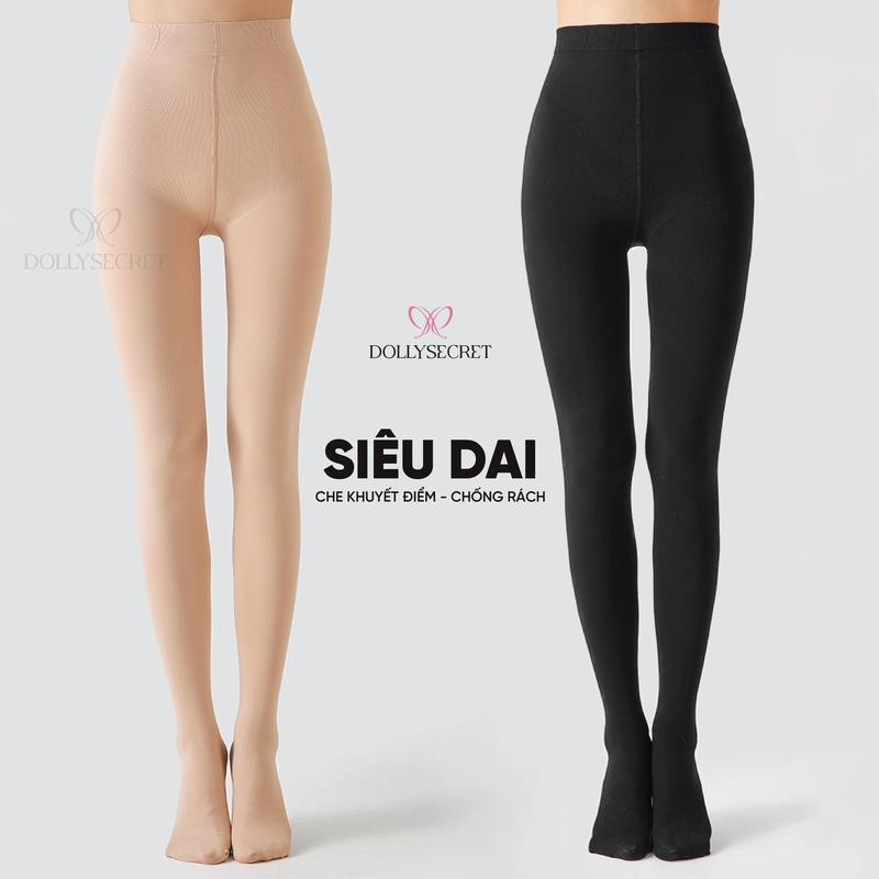 [BH 1 ĐỔI 1] Quần Tất Không Rách Siêu Dai DOLLYSECRET Quần Tất Che Khuyết Điểm Thon Chân T56