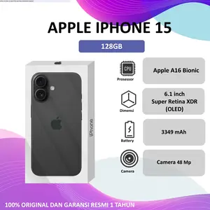 APPLE IPHONE 15 128GB GRS RSMI INDONESIA (DAFFA)