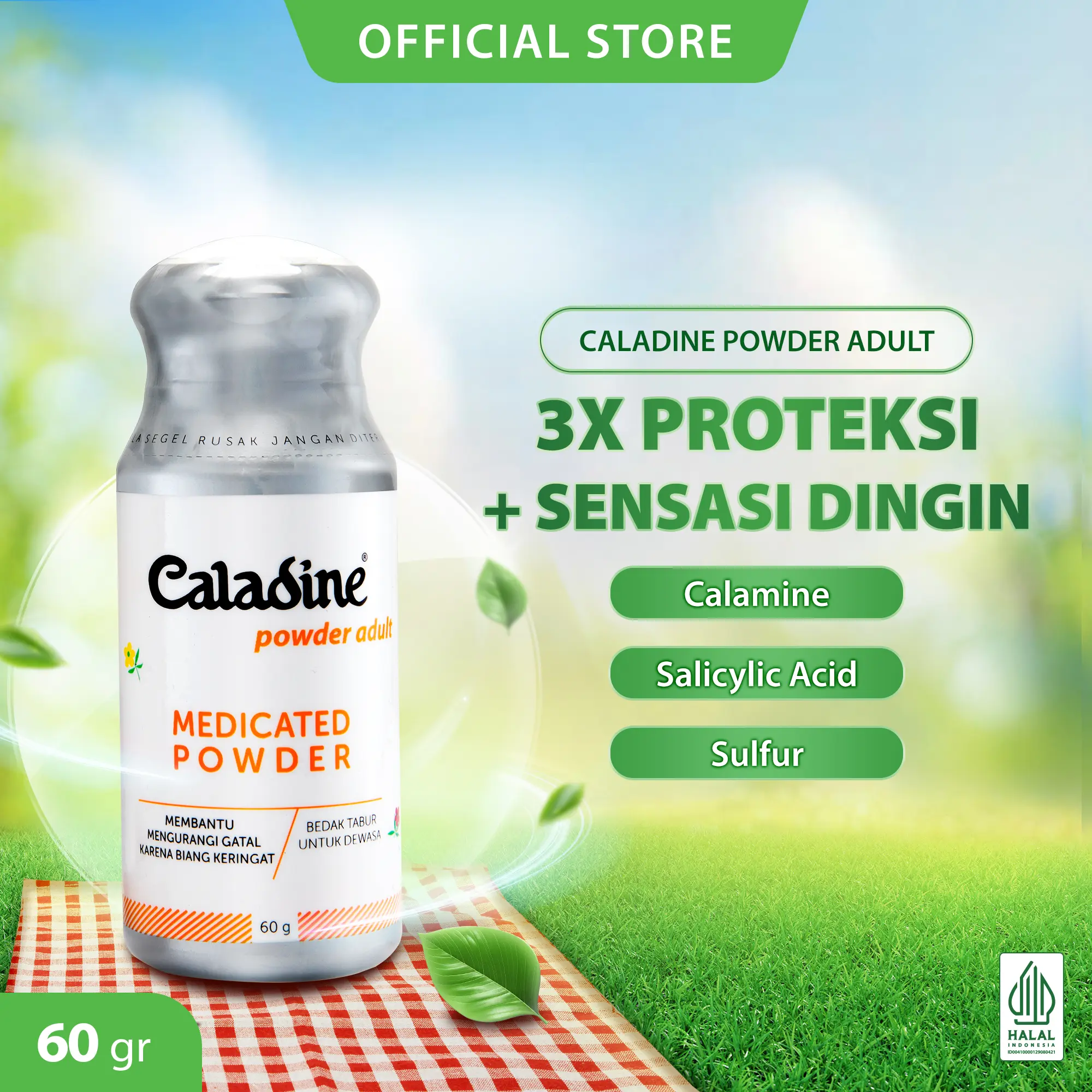 Caladine Powder Adult 60gr