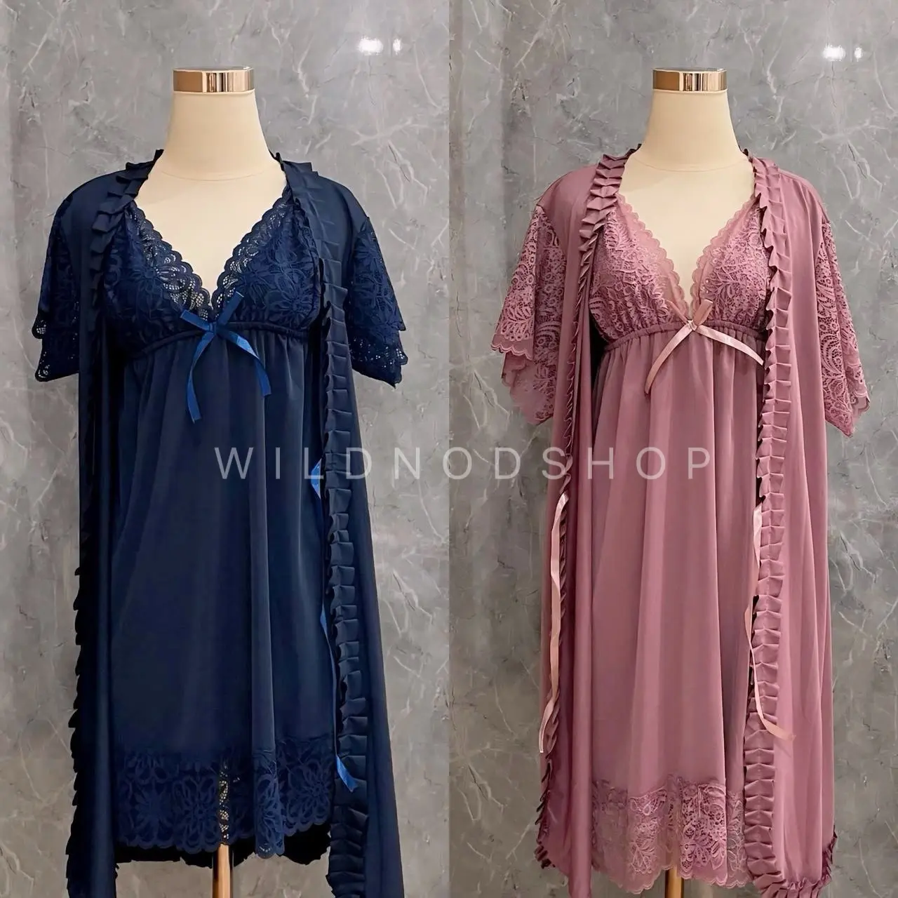WILDNOD - BRITNEY S-6XL (LD 80-150cm) dress & kimono