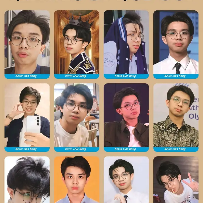 BONUS GANTUNGAN KUNCI, Photocard 50pcs KEVIN LIOS BONG , COD 2
