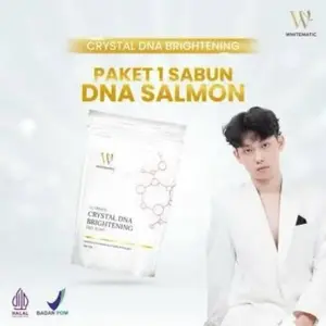 WHITEMATIC Ultimate & Crystal COLAGEN DNA Sabun Pencerah Kulit Paket 1 Sabun DNA Salmon