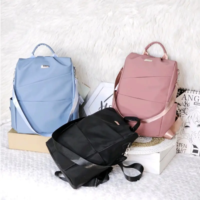 Tas Ransel Wanita Tas Fashion Kapasitas Besar Anti Maling Dan Anti Air