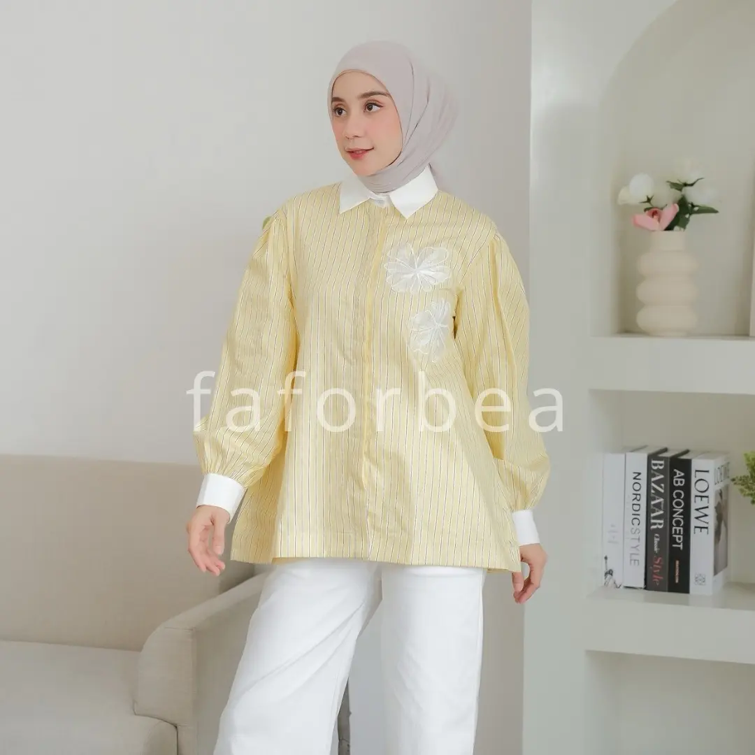 Faforbea Mischa Stripe Shirt - Cotton Poplin