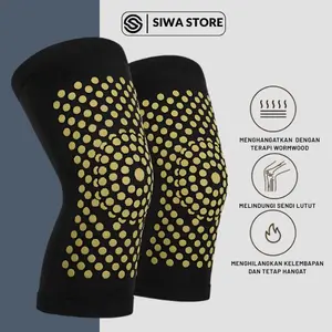 Sabuk Terapi Lutut Nyeri Sepasang Sarung Lutut Penghangat Kaki Terapi Sendi