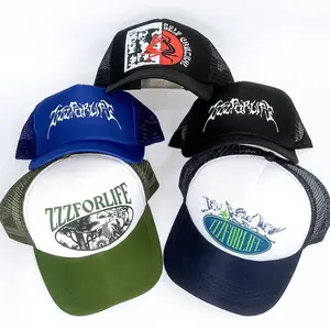 Trucker Hat  Zzzforlife  - Topi jaring Unisex, Murah & Berkualitas - Wanita, Pria  casual,  skena   basis  cowok trucker  hats essentials  hat marlboro  hat cap  hiphop vintage Baseball bts  inisial huruf  Baseball  mumbul topi priadistro lokal sombrero