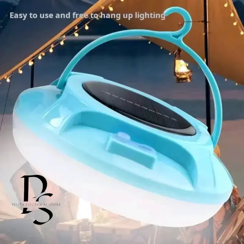 LAMPU EMERGENCY UFO SOLAR PANEL CAMPING MAXPOWER MX-203 600WATT / 400 WATT / 300 WATT 4