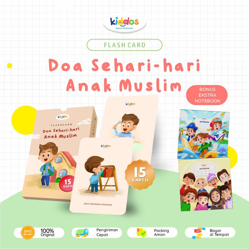 FLASHCARD DOA SEHARI-HARI ANAK – KARTU EDUKASI ISLAMI USIA 2–6 TAHUN ...