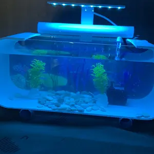Aquarium akrilik mini fullset pompa filter - FK
