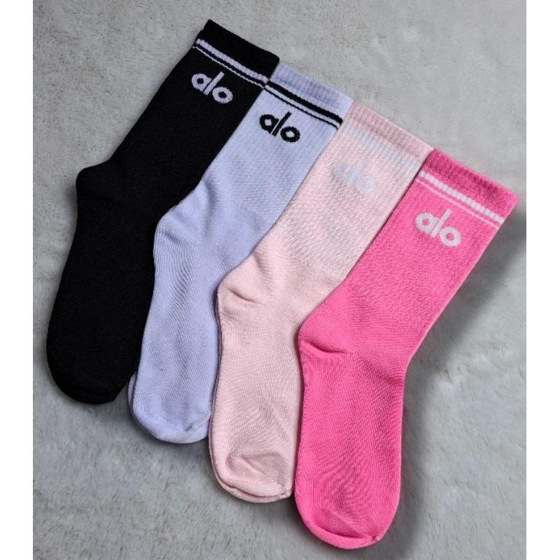 Kaos Kaki Oldschool Motif A-l-o Premium. Dewasa Panjang Pria/ Wanita 1