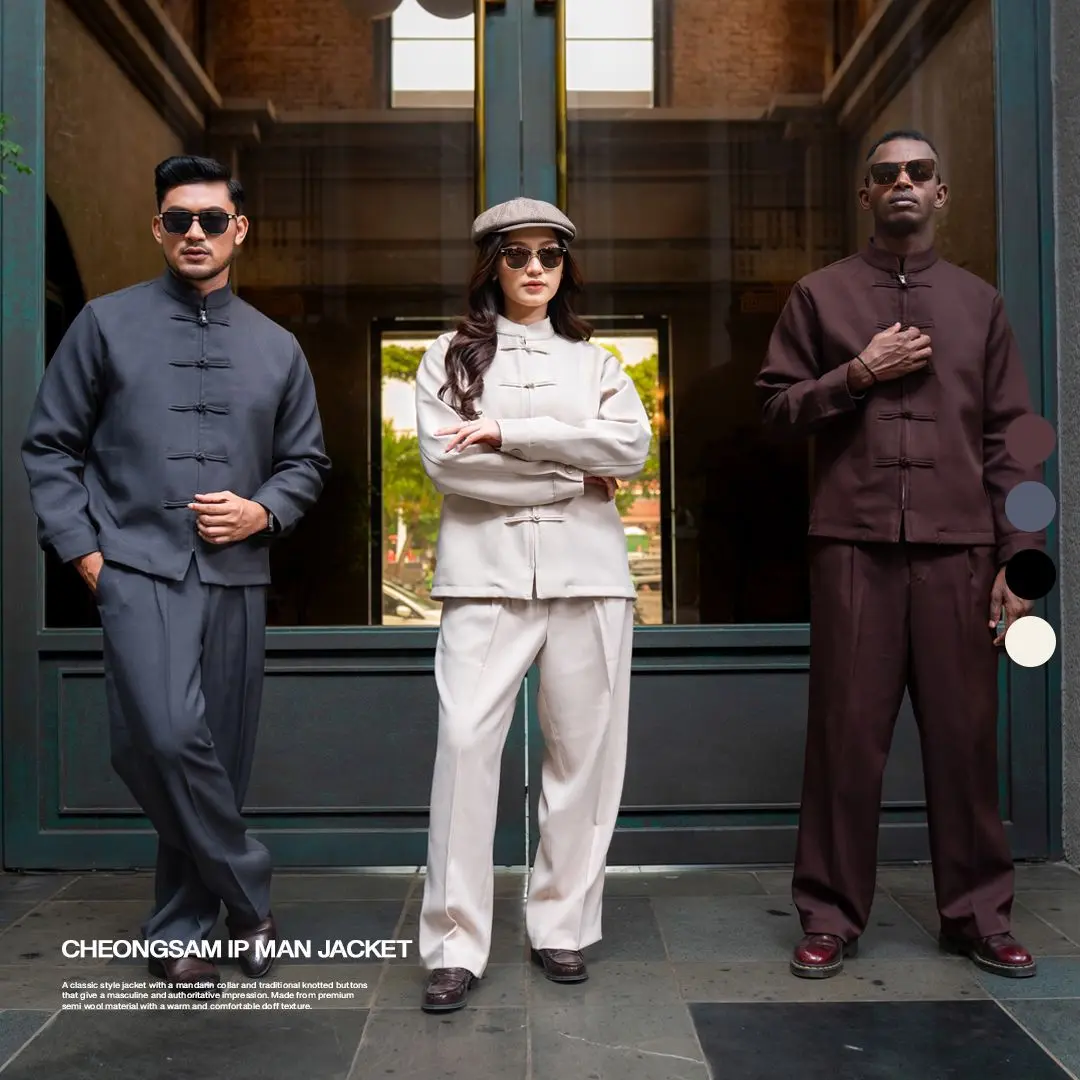 STARLINE - ONE SET CHEONGSAM IP MAN JACKET
