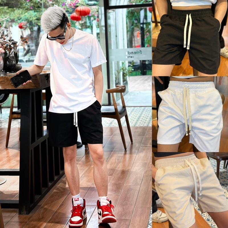 [ Deal Độc Quyền ]  Combo 2 Quần Short kaki Nam, From Dáng Trên Đầu Gối, Năng Động, Trẻ Chung, Thoáng Mát - Sơn Tóc Bạc