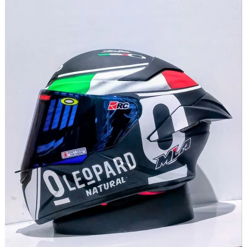 Helm full face TTC COURSE MOTIF MLA paket ganteng SNI Motorcycle