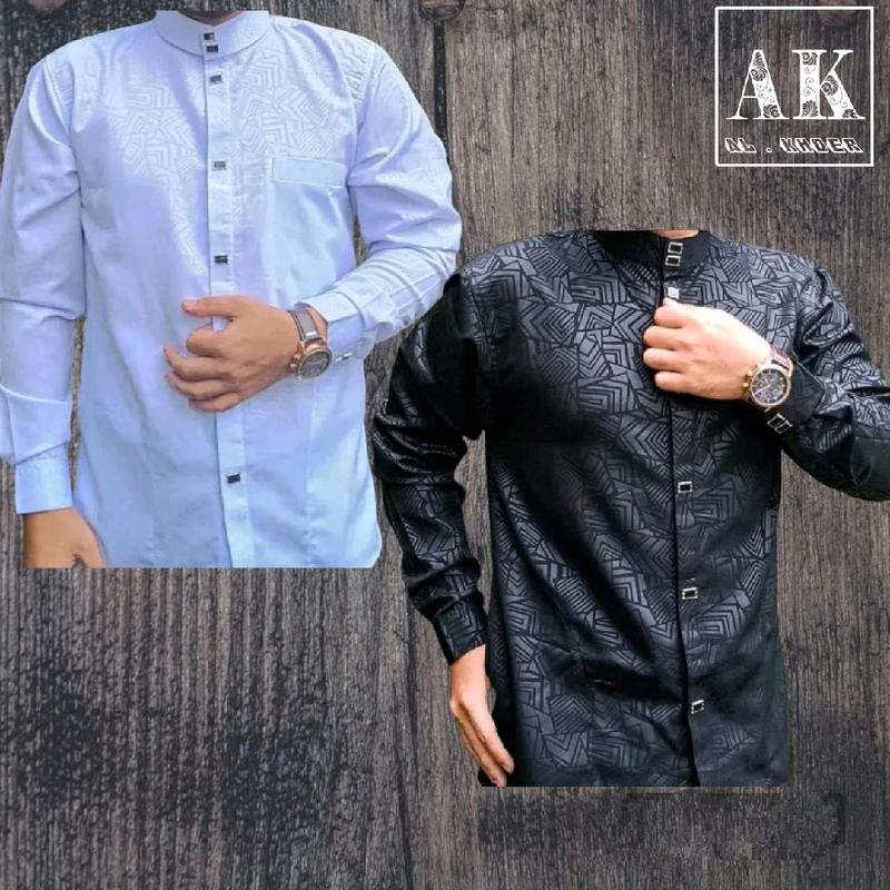 busana muslim peria koko sultan terbaru koko dewasa Baju Pria Atasan anggun xl Formal 4