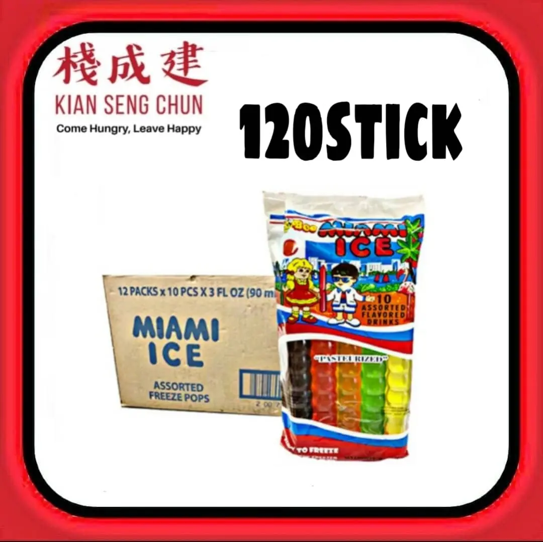 Miami Ice Popsicle Bundle Of 120 Stick