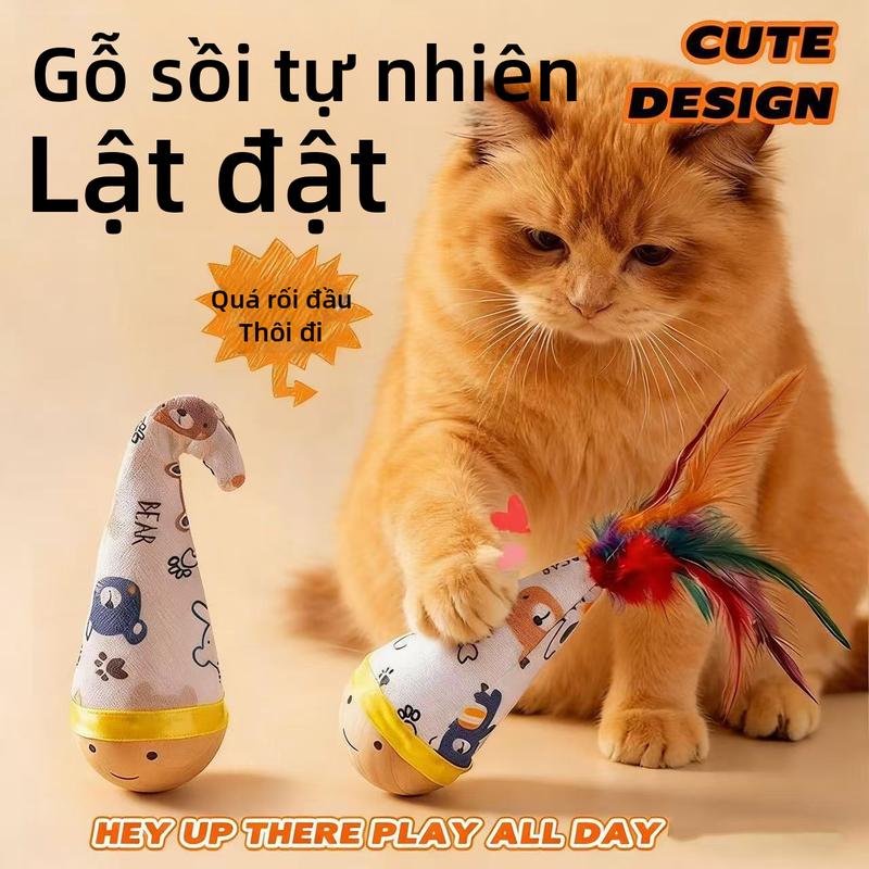 đồ chơi lăn tròn,Đồ chơi cho mèo dạng lăn - mang lại niềm vui cho thú cưng, đồ chơi tự chơi cho mèo