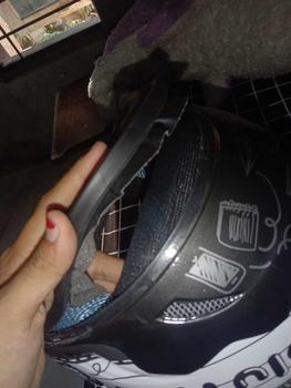 Product Review of Helm Dewasa Half Face evolution Motif Note Murah PREMIUM Kaca from ر**ي 1