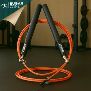 [ Bugar Zone ]  Aolikes Crossfit Speed Jump Professional Skipping Boxing Fitness Original Skipping Outdoor Sport  Alumunium PVC JUMP ROPE AOLIKES