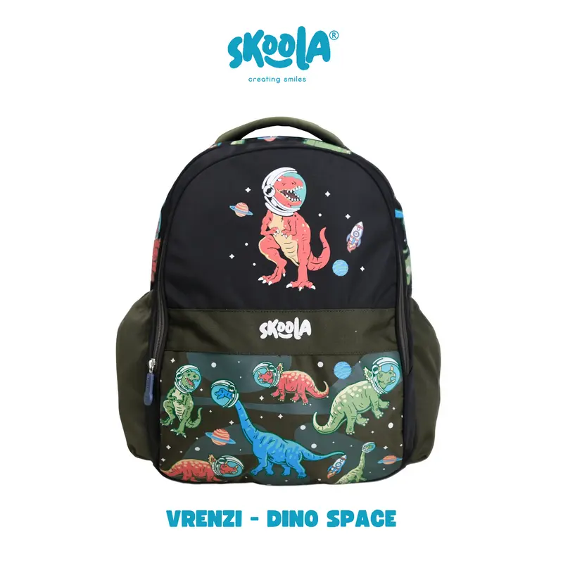 Skoola Tas Sekolah Anak SD Perempuan Laki - Laki Ransel Unicorn Dino - Vrenzy 5