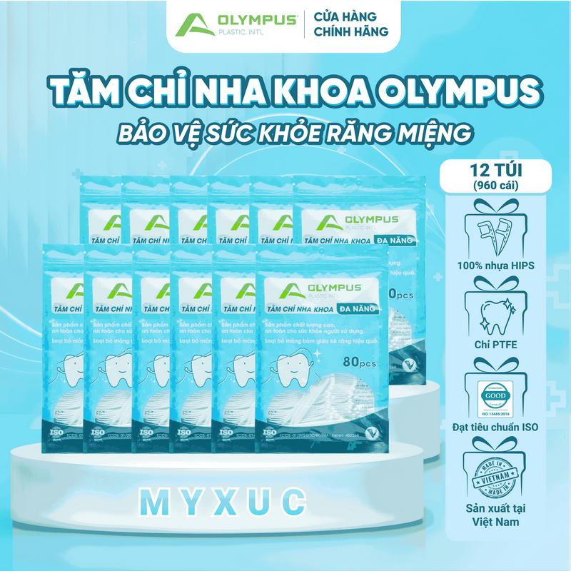 {CHÍNH HÃNG} 6- 12 TÚI 480c-960c TĂM CHỈ NHA KHOA OLYMPUS (MADE IN VIETNAM) chinhakhoa
