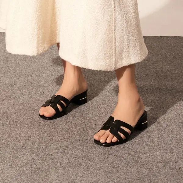 DMK - Enika Block Heel Sandals