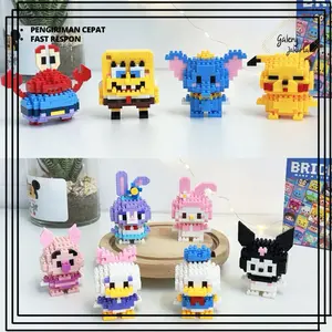 GL2 DIY Mainan Balok Nano Block Model Kartun Bricks Toys Diy Balok