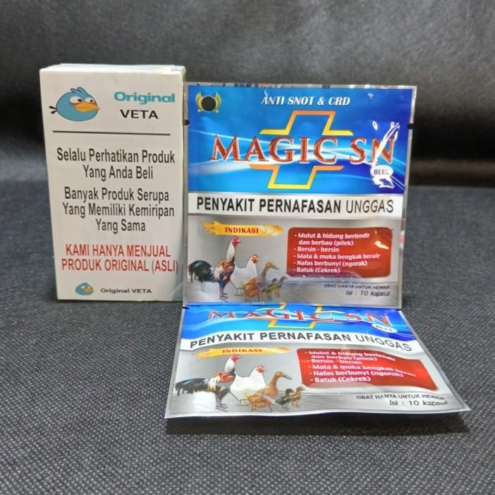 MAGIC SN BIRU SACHET PERNAPASAN UNGGAS AYAM ANTI SNOT&CRD PILEK - Shop ...