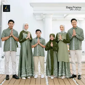 ARUNIKA FAMILY ARMY SARIMBIT 2026 BY LUBI FASHION