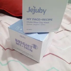 [FLASH SALE] Bundling Face & Body | Gluta Rice Clay Face Mask & Gluta Rice Body Mask | Whitening Mask