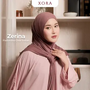 (Xora) Zerina Pasmina Hijab Instan Bahan Viscose Rayon