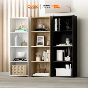 Cubic Rak 4 Susun Minimalis / Lemari Buku Serbaguna / GENIO ORC 4