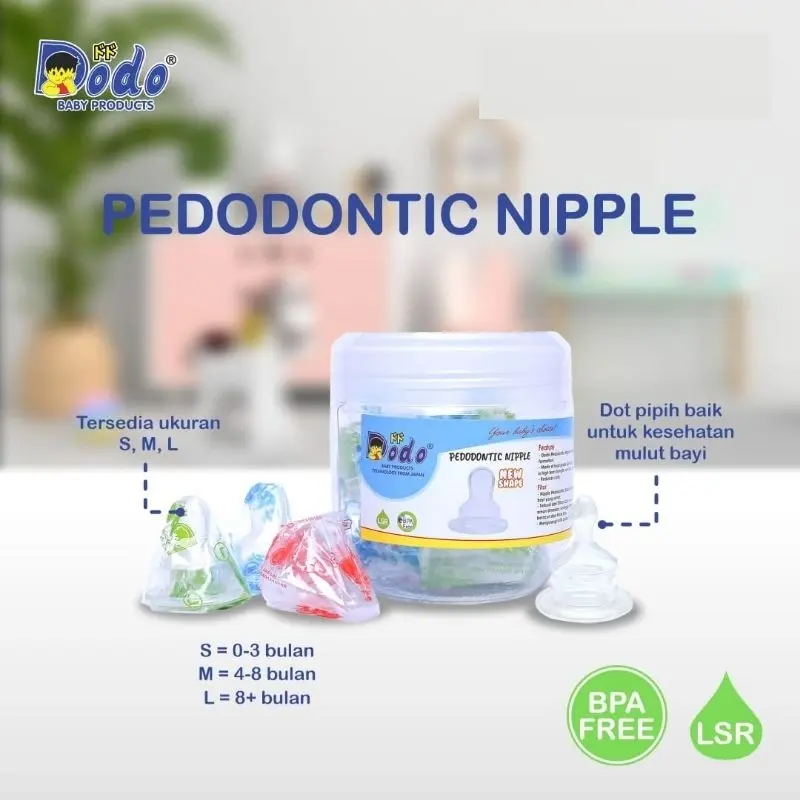 Nipple Dot Gepeng isi 12pcs DODO - Dot Gepeng DODO isi 12pcs 2