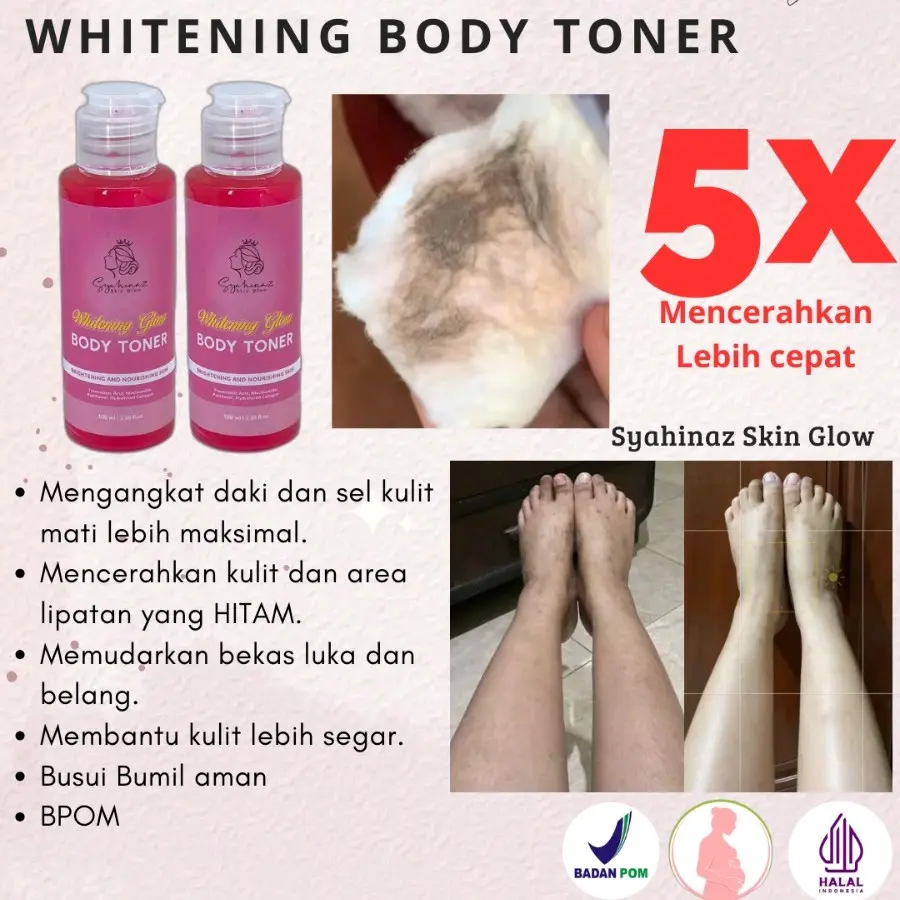 1pcs Whitening Body Toner Strong
