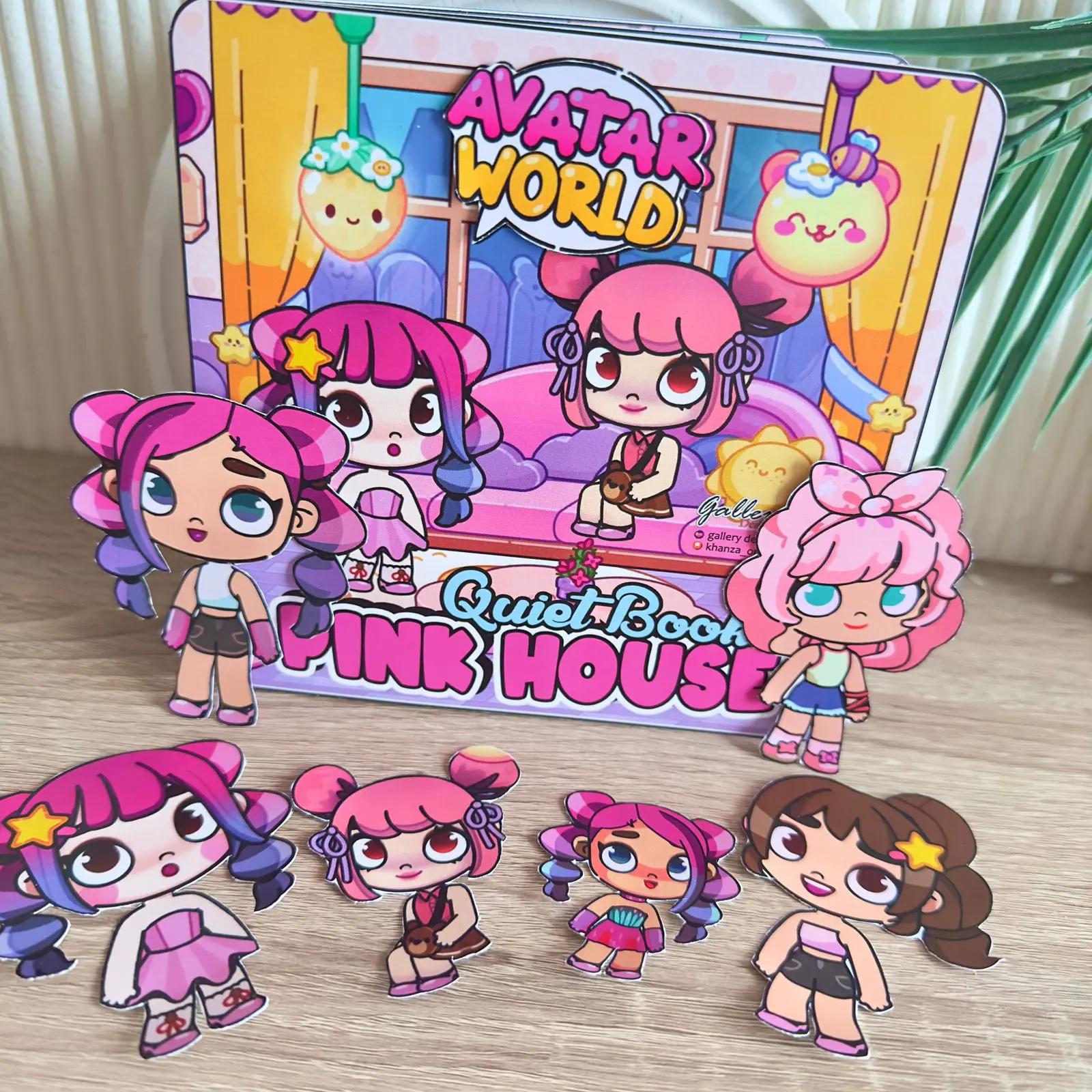 AVATAR PINK HOUSE QUITE BOOK Paperdoll Bongkar Pasang