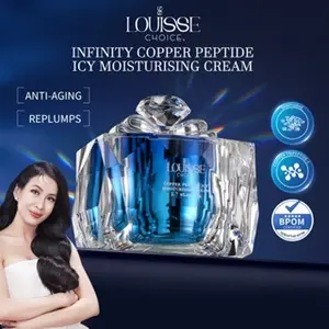 [LIVE]LOUISSE CHOICE INFINITY COPPER PEPTIDE ICY MOISTURISING CREAM 50g BPOM Lasting