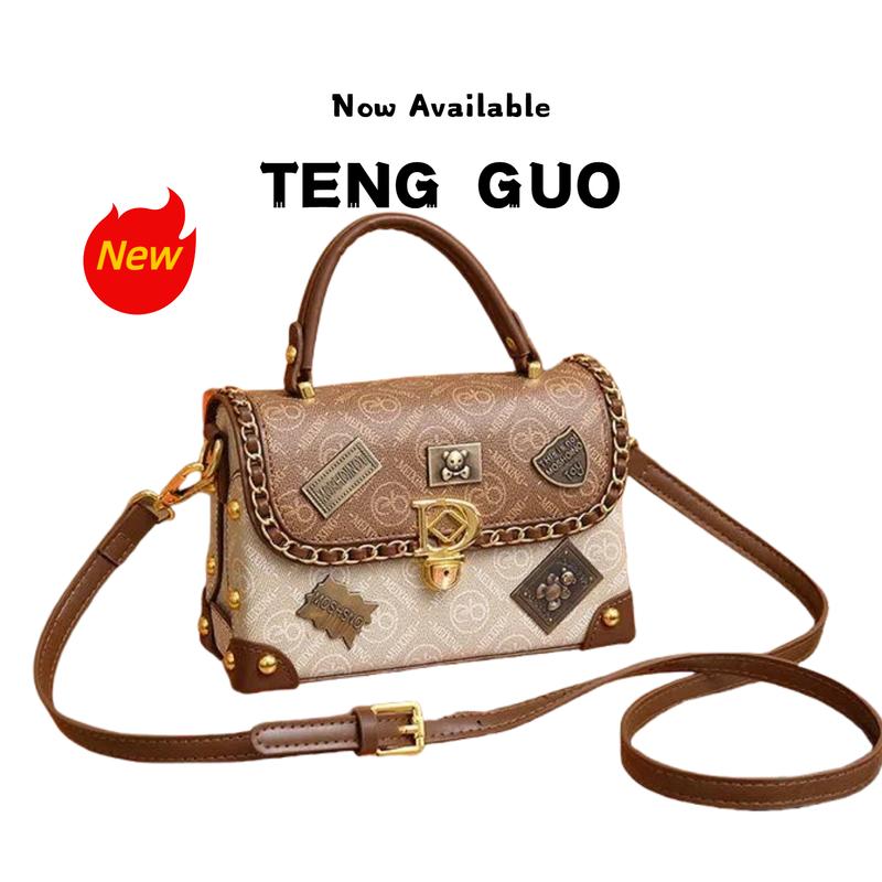 Túi Nhỏ dành cho phụ nữ chất lượng cao cấp hàng mới về mùa thu 2025 thiết kế Huy Hiệu Cổ Điển túi đeo vai túi Túi Xách túi hộp vuông nhỏ đeo chéo