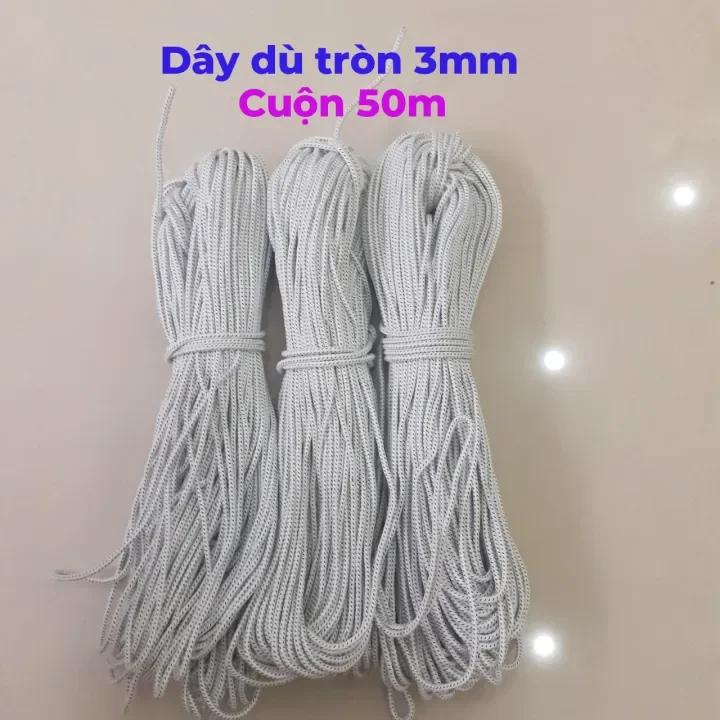 Dây Dù 3mm Cuộn 50m Bền Chắc Dùng Leo Núi Cắm Trại Buộc Đồ Outdoor Tiện Lợi