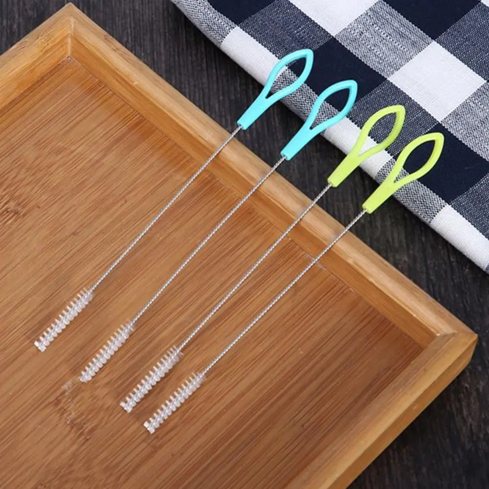 Berus keluli tahan karat, botol bayi, Tiub sedutan, Tiub kaca, lingkaran, rambut lembut, straw, alat pembersih, 1 keping