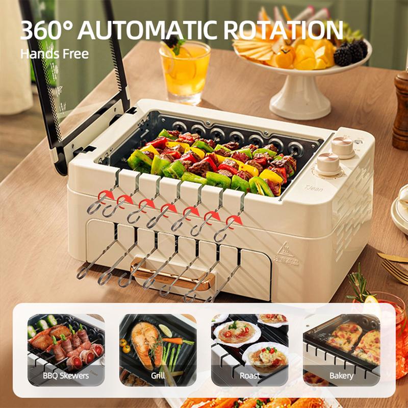 Electric Grill Household Indoor Barbecue Smokeless Grill Kebab
